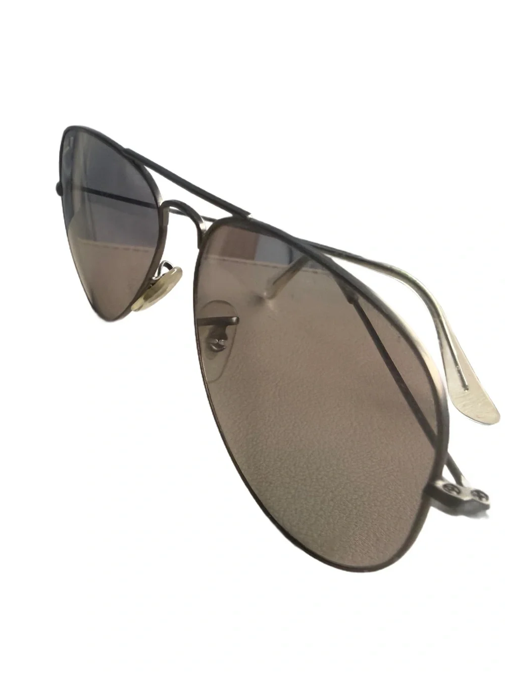 Ray-Ban Aviator Sunglasses Gray Frame with Gray Lenses